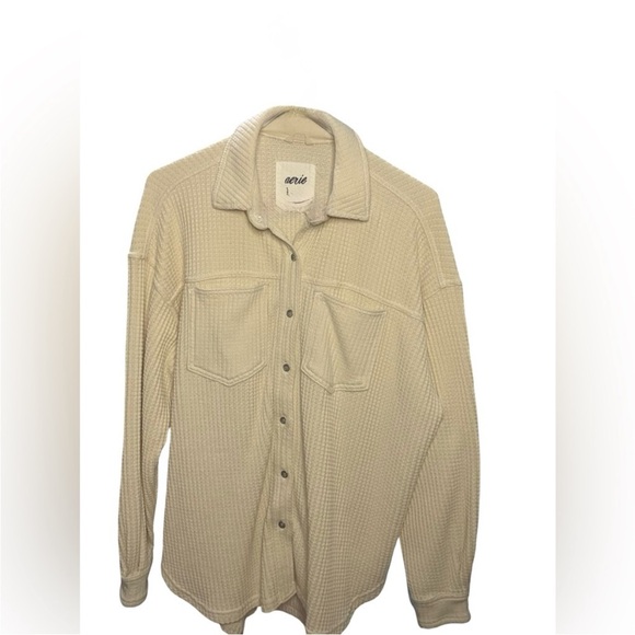 Aerie Anytime Fave Waffle Shirt - Picture 3 of 5